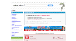 Desktop Screenshot of panama.cuantocobro.com