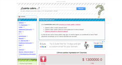 Desktop Screenshot of colombia.cuantocobro.com