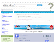 Tablet Screenshot of espana.cuantocobro.com